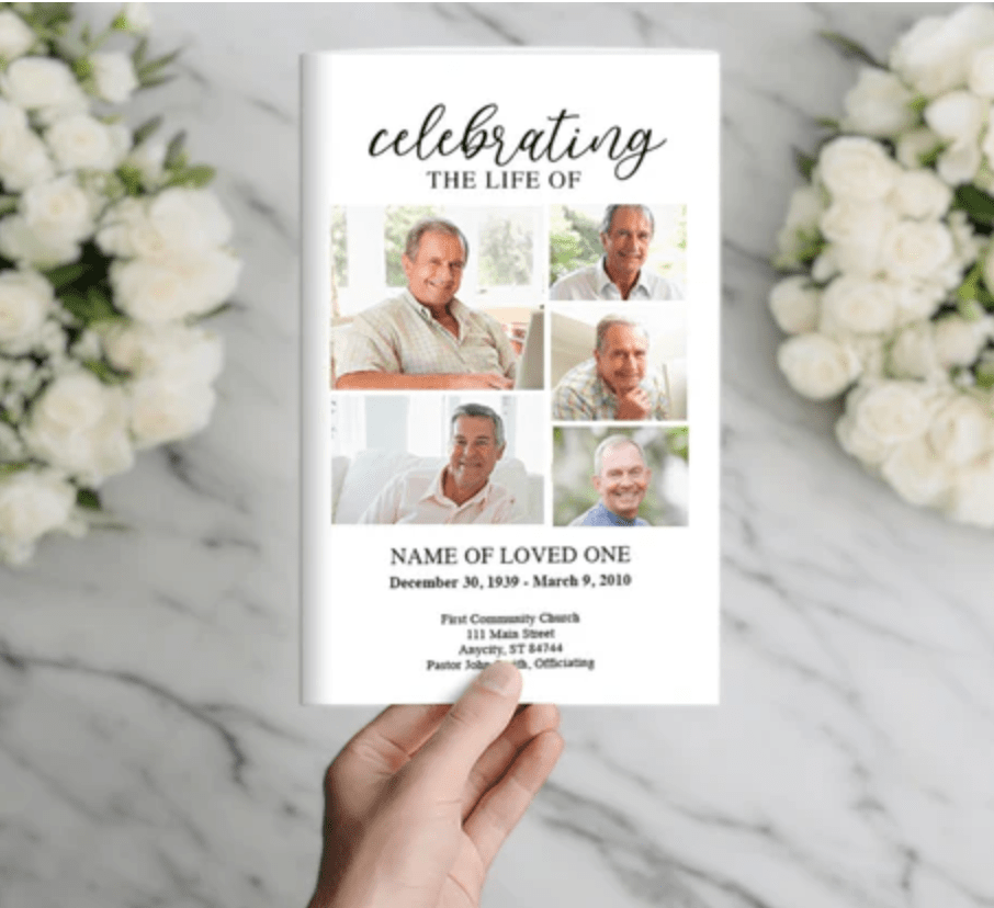 Funeral Program Design with Pictures Creating a Personal and Lasting