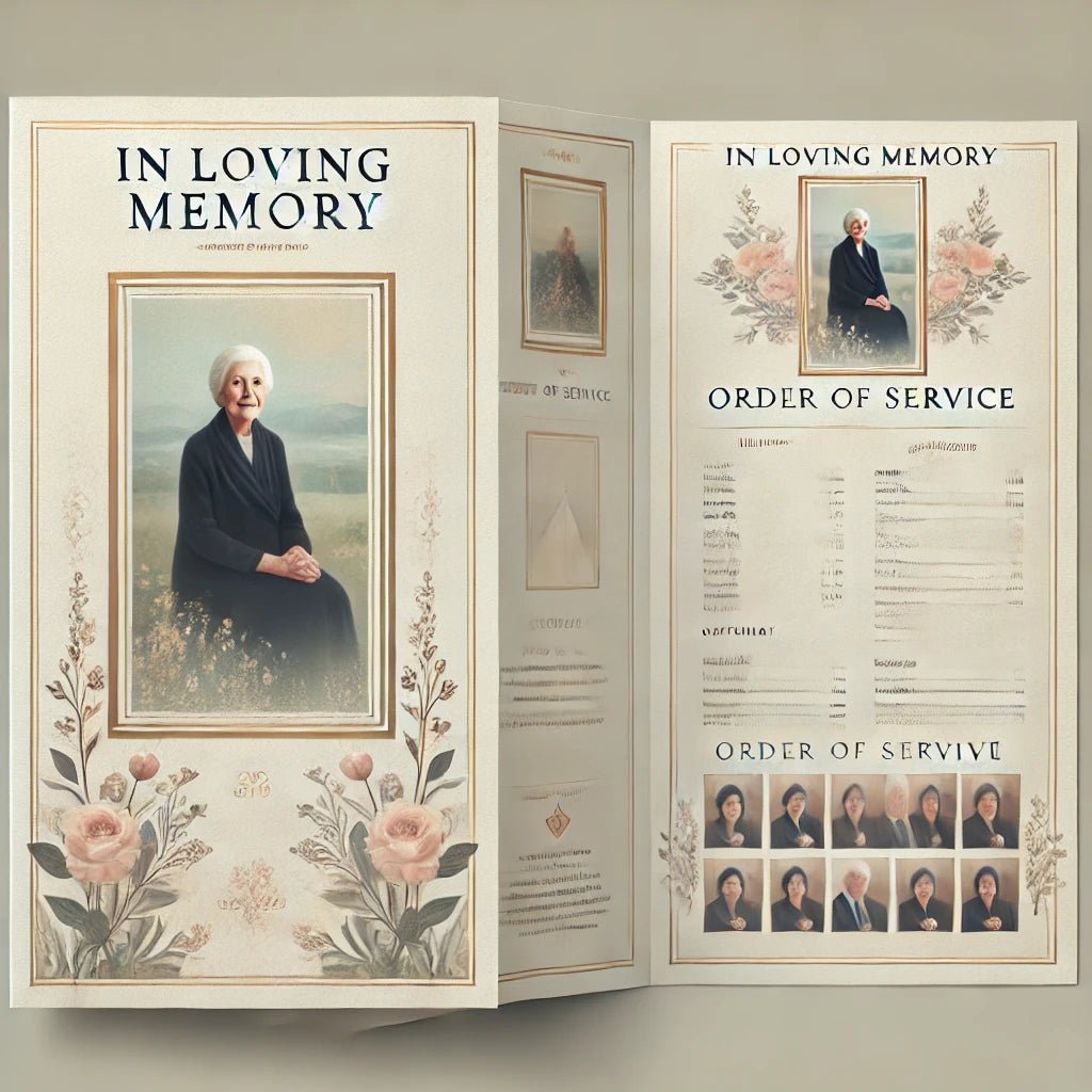 Memorial Service Template For Microsoft