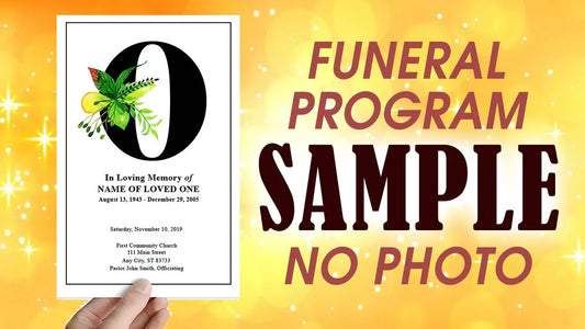 funeral program example