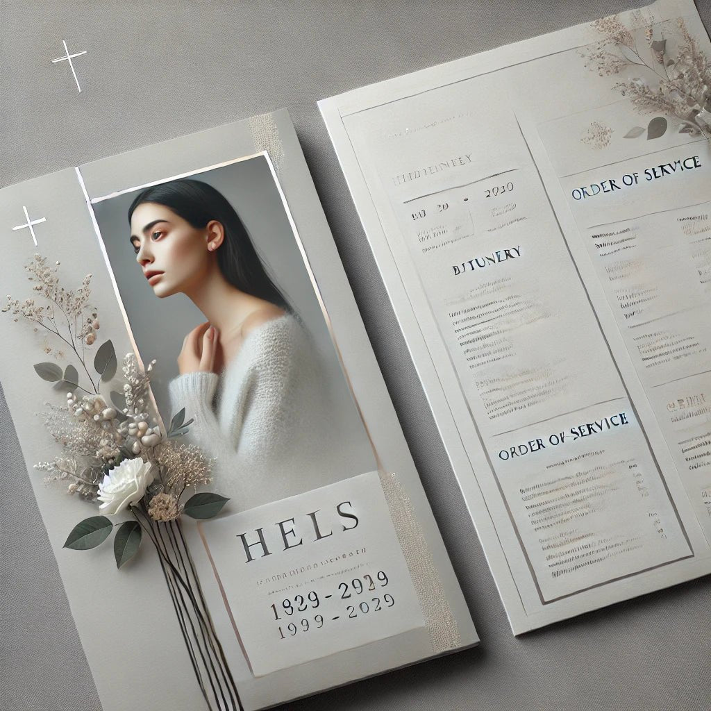 Modern Funeral Program Templates A Guide to Creating Meaningful Memor
