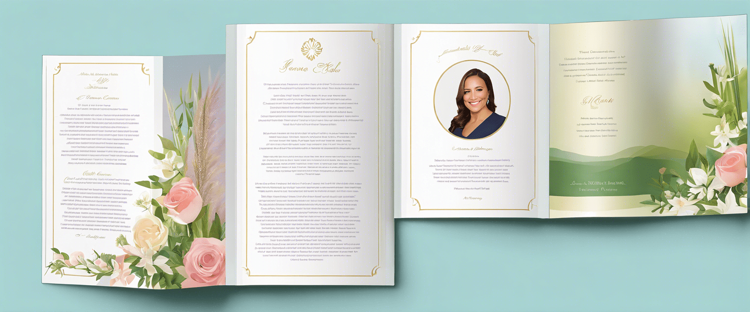 StepbyStep Guide to Creating a Personalized Funeral Booklet The