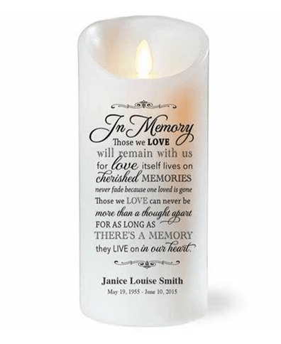 Vela De Té Con Mensaje, Vela De Té, Luz De Luto, Idea De Regalo Para Consolar, Regalo De Condolencia, Luz Reconfortante - México