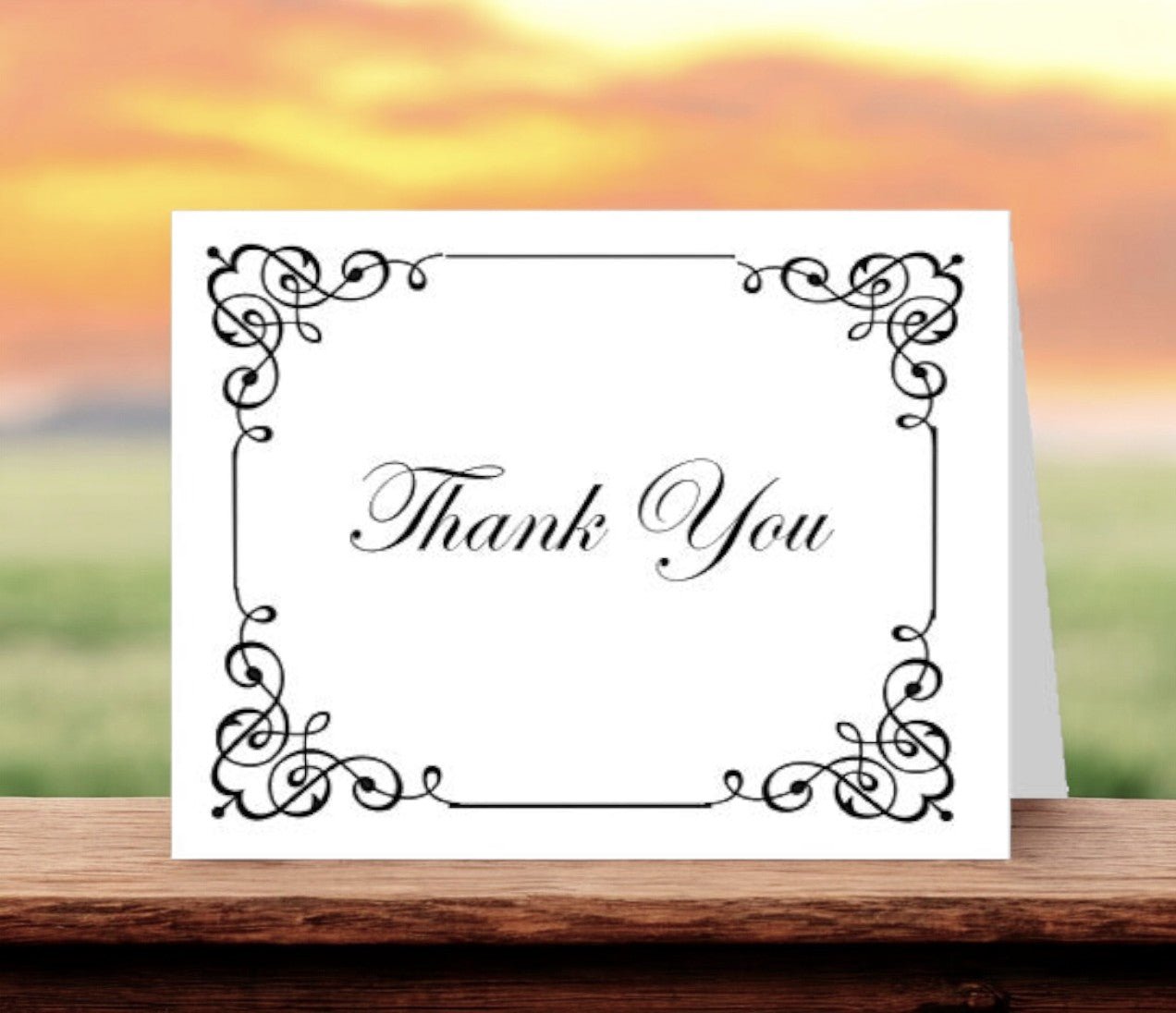 cadence thank you card template 494539 cadence thank you card template - the funeral program site