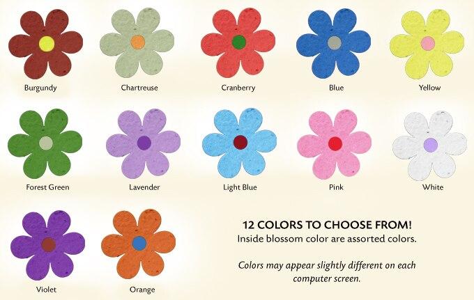 Flower Plantable Memorial Bookmark (Pack of 12) - The Funeral Program Site