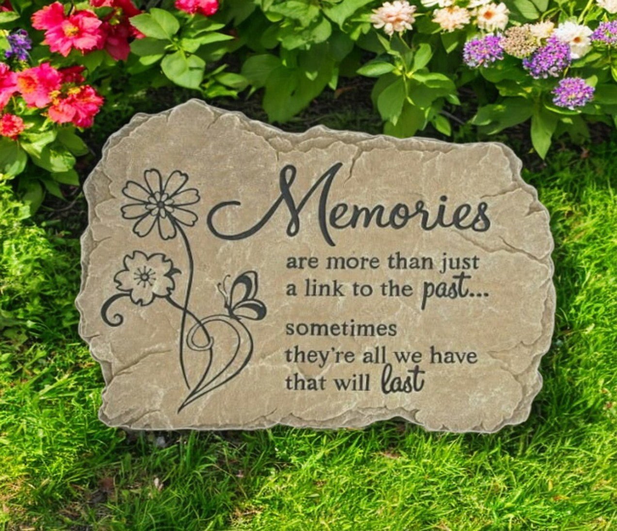 Personalized Memories Memorial Garden Stepping Stone - The Funeral Program Site