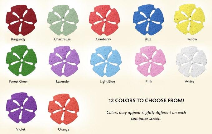 Sand Dollar Plantable Memorial Bookmark (Pack of 12) - The Funeral Program Site