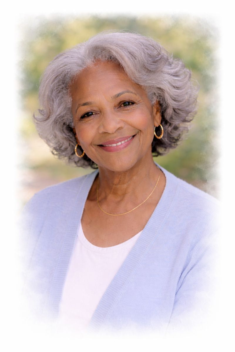 Funeral Program Photo Soft Feathered Edging Service