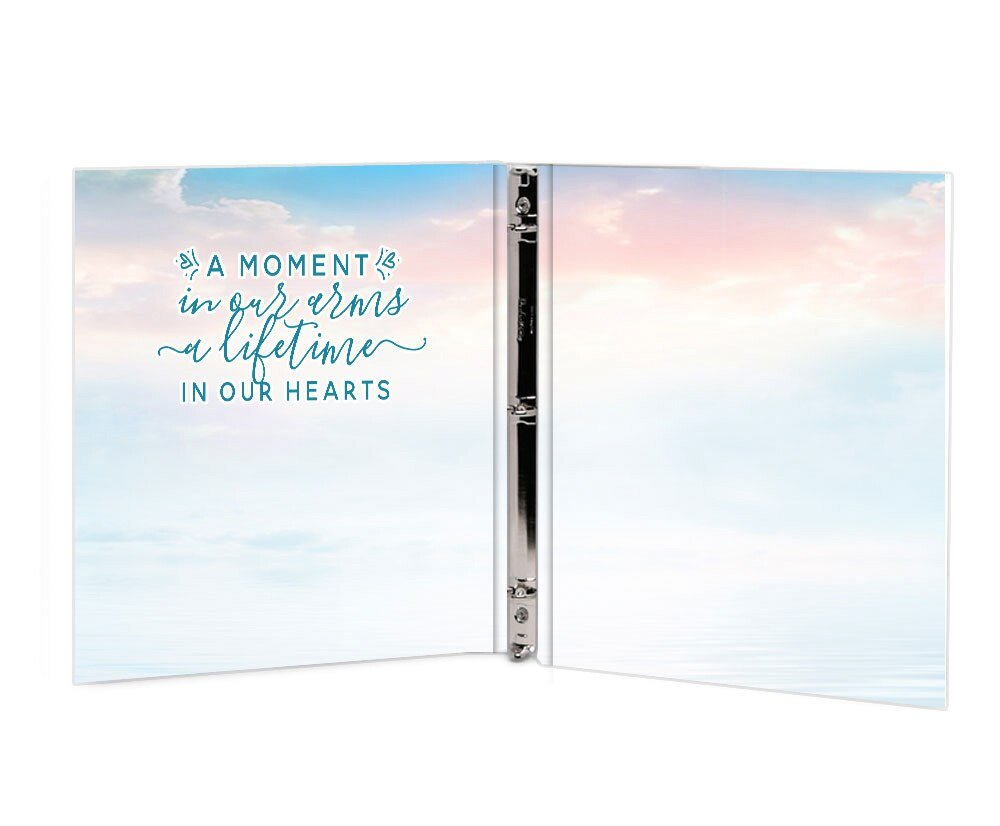 Adoration 3 - Ring Book Binder Funeral Guest Book - The Funeral Program Site