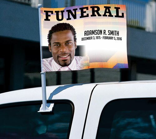 Ashanti Funeral Car Flag and Pole - The Funeral Program Site
