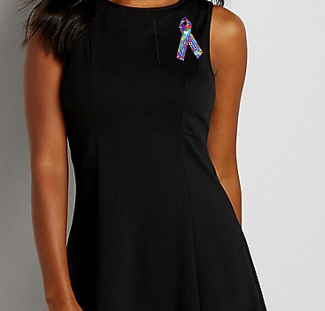 Autism Awareness Ribbon (Puzzle) - Pack of 10 - The Funeral Program Site