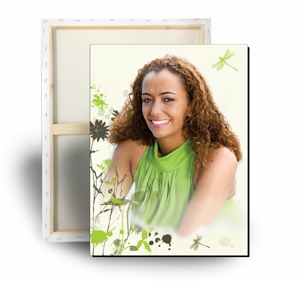 Dragonfly Memorial Canvas Print - The Funeral Program Site