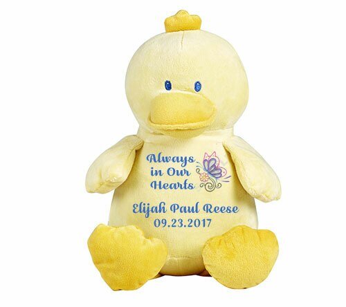 Ducky Memorial Stuffed Animal - Urn - The Funeral Program Site
