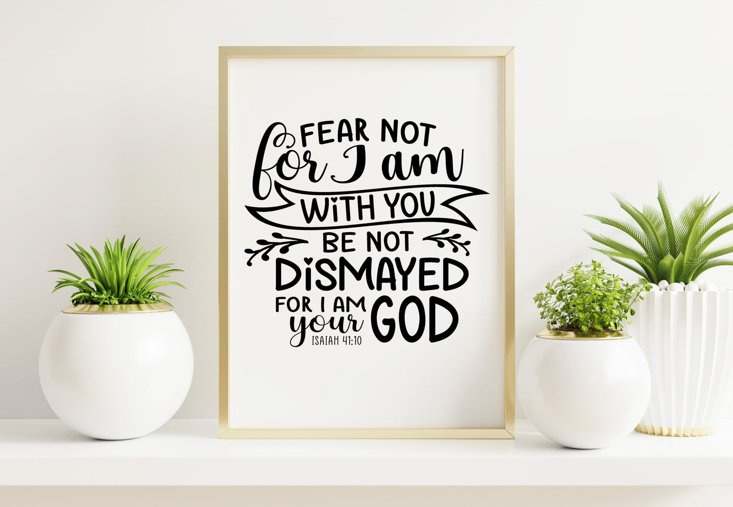 Fear Not Bible Verse Word Art - The Funeral Program Site