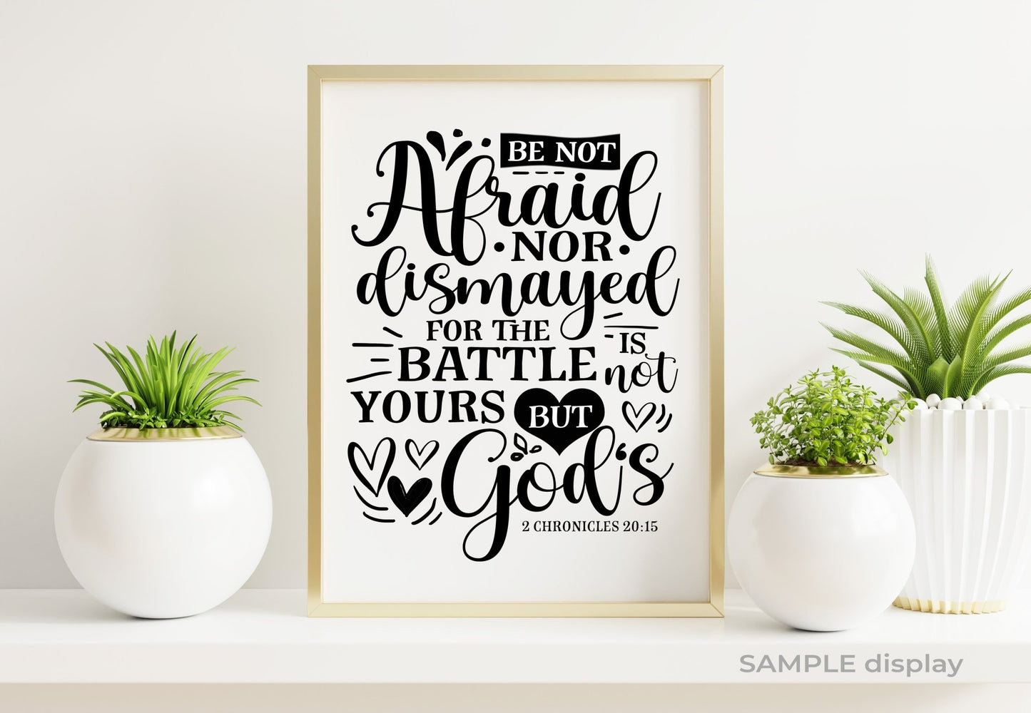 God's Battle Bible Verse Word Art - The Funeral Program Site