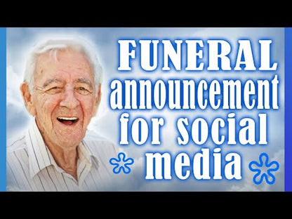 Skies Social Media Funeral Service Announcement Video 1080p