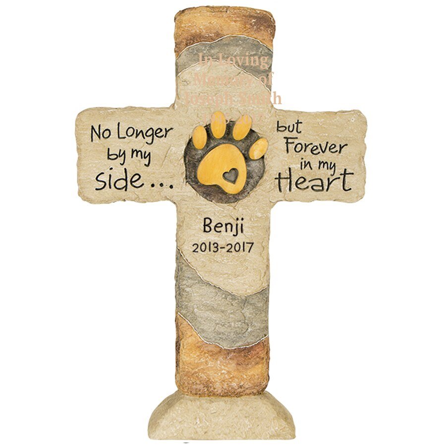 No Longer By My Side Memorial Cross - The Funeral Program Site