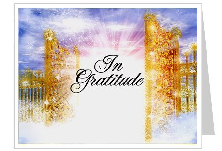 Pathway Thank You Card Template - The Funeral Program Site