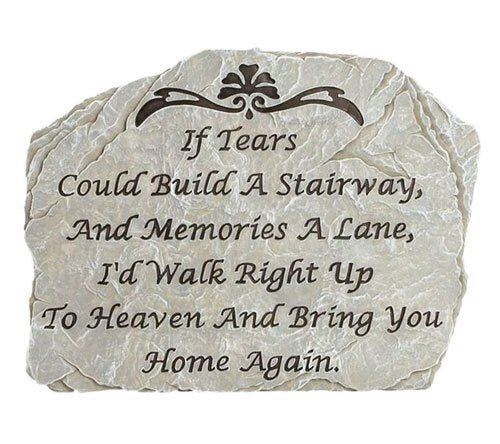 Personalized Build A Stairway Memorial Garden Stepping Stone - The Funeral Program Site