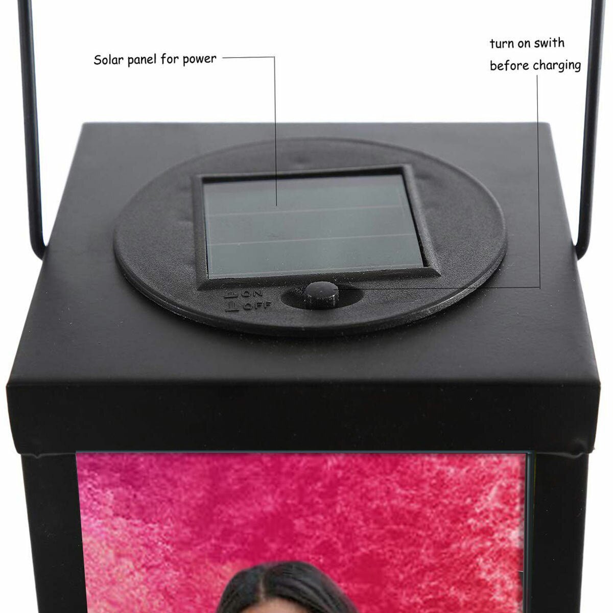 Watercolor Photo Solar Powered Memorial Lantern - The Funeral Program Site