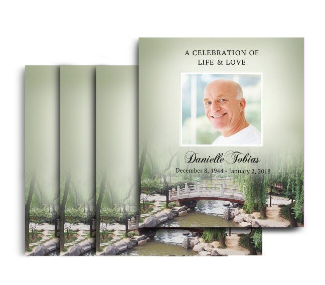 You Design Memorial Card Printing Service (Pack of 50) - The Funeral Program Site