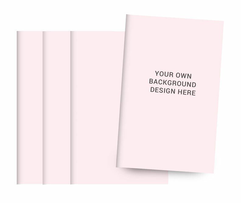 Your Background BiFold Funeral Program Design & Print (Pack of 50) - The Funeral Program Site