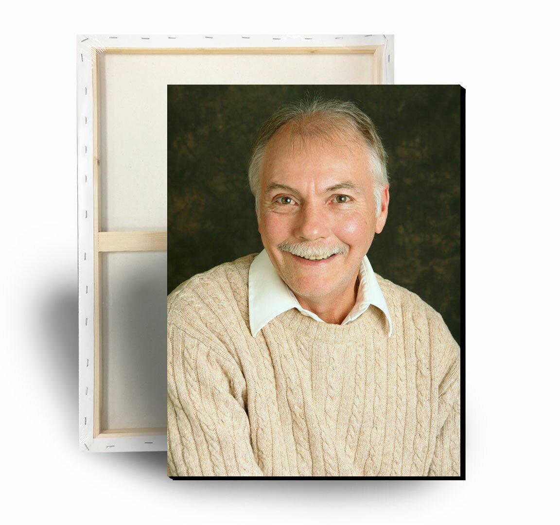 Your Photo Memorial Canvas Print - The Funeral Program Site