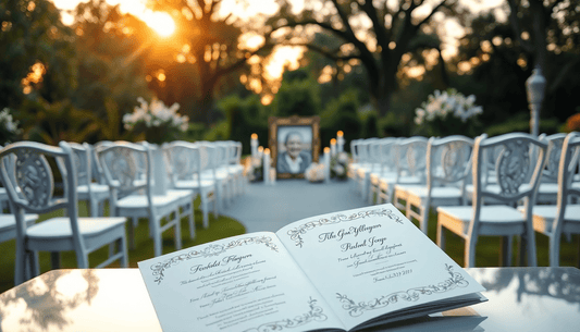 10 Stunning Funeral Program Templates to Celebrate Your Loved One's Life - The Funeral Program Site