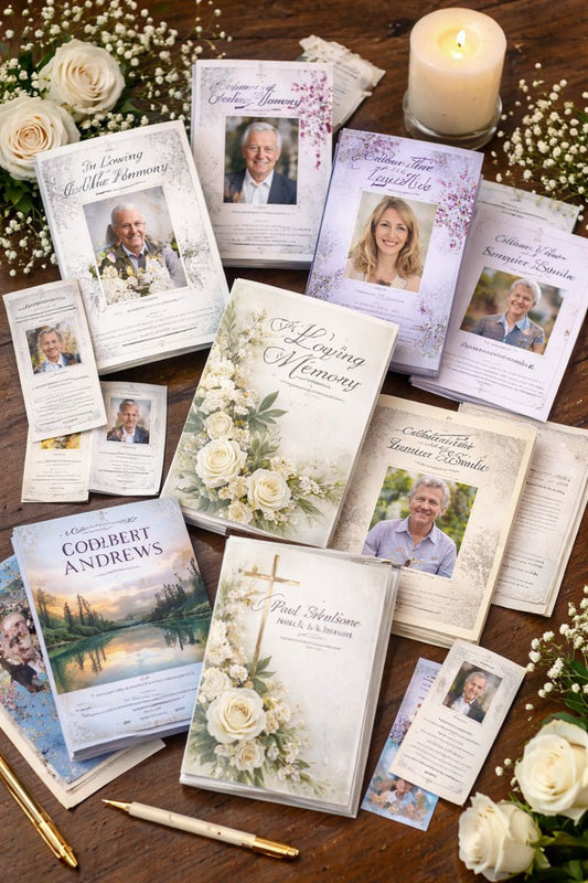 Top Places to Buy Funeral Programs for Memorial Services