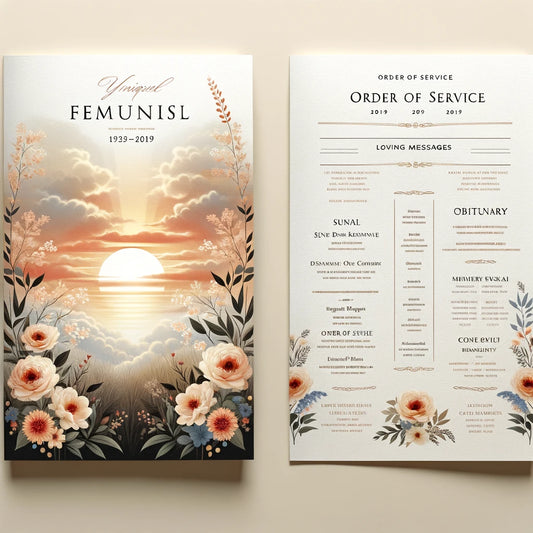 Celebrating Lives with Unique Funeral Program Designs from The Funeral Program Site