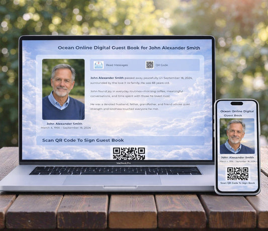 A Step-By-Step Guide to Creating a Digital Funeral Guest Book for Loved Ones Near and Far - The Funeral Program Site