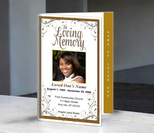 Affordable Elegance: Creating Meaningful Tributes with Funeral Program Templates - The Funeral Program Site