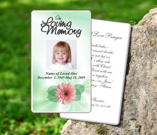 Are There Any Templates Available for Designing Funeral Prayer Cards? - The Funeral Program Site