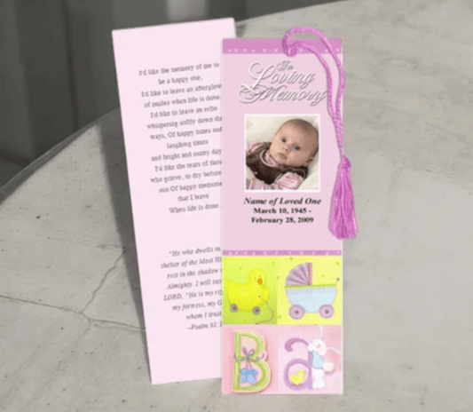 Best Memorial Bookmark Printing Services - The Funeral Program Site