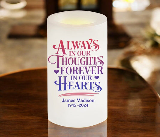 Can I Use a Portrait-Oriented Photo on a Flameless LED Memorial Candle? - The Funeral Program Site