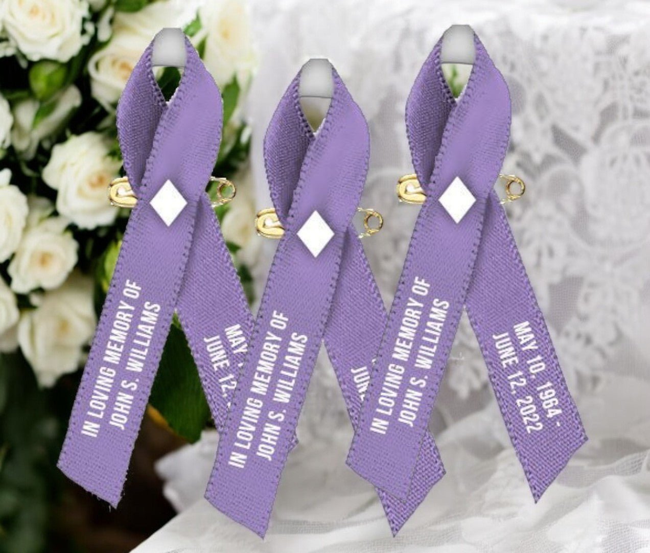 Cancer Ribbons at The Funeral Program Site: A Lasting Tribute of Aware