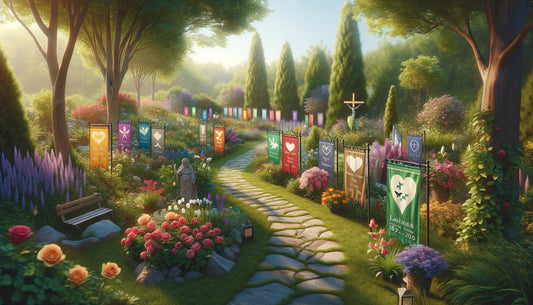 Celebrating Life with Memorial Garden Flags - The Funeral Program Site