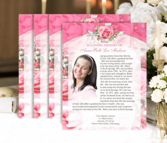 Choosing the Perfect Design and Layout for a Funeral Flyer - The Funeral Program Site