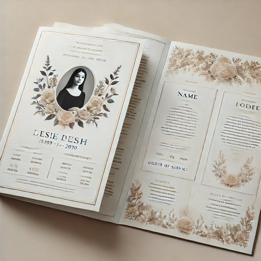 Choosing the Right Funeral Program Printing Options: A Comprehensive Guide - The Funeral Program Site