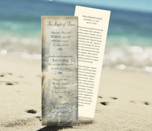 Choosing the Right Quote for a Memorial Bookmark - The Funeral Program Site