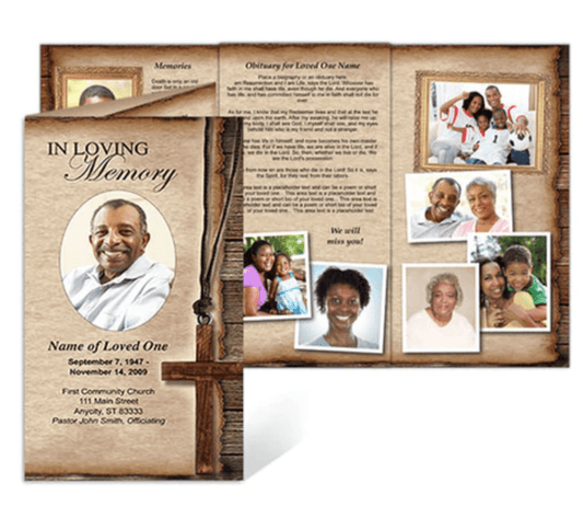 Christian Funeral Program Sample - The Funeral Program Site