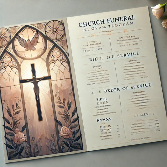 Church Funeral Program Template: A Meaningful Guide to Honoring Loved Ones - The Funeral Program Site