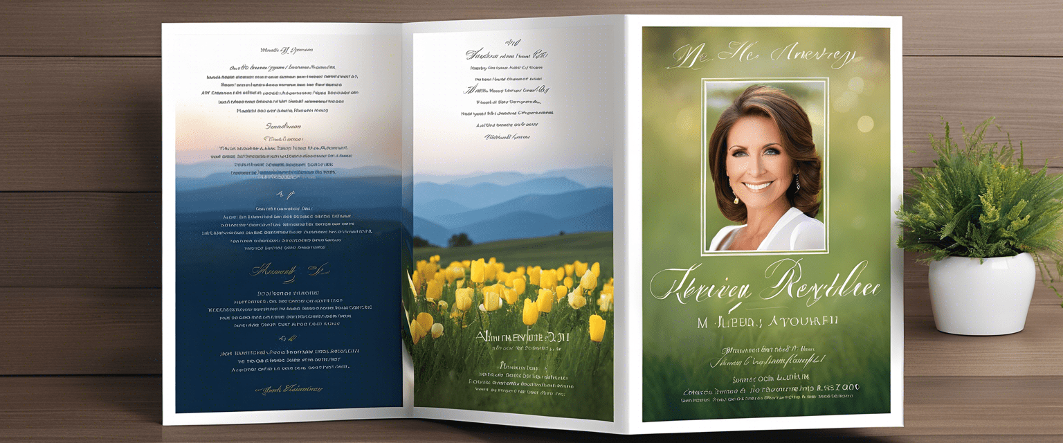 Custom Funeral Programs: Honoring Memories and Celebrating Lives – The ...