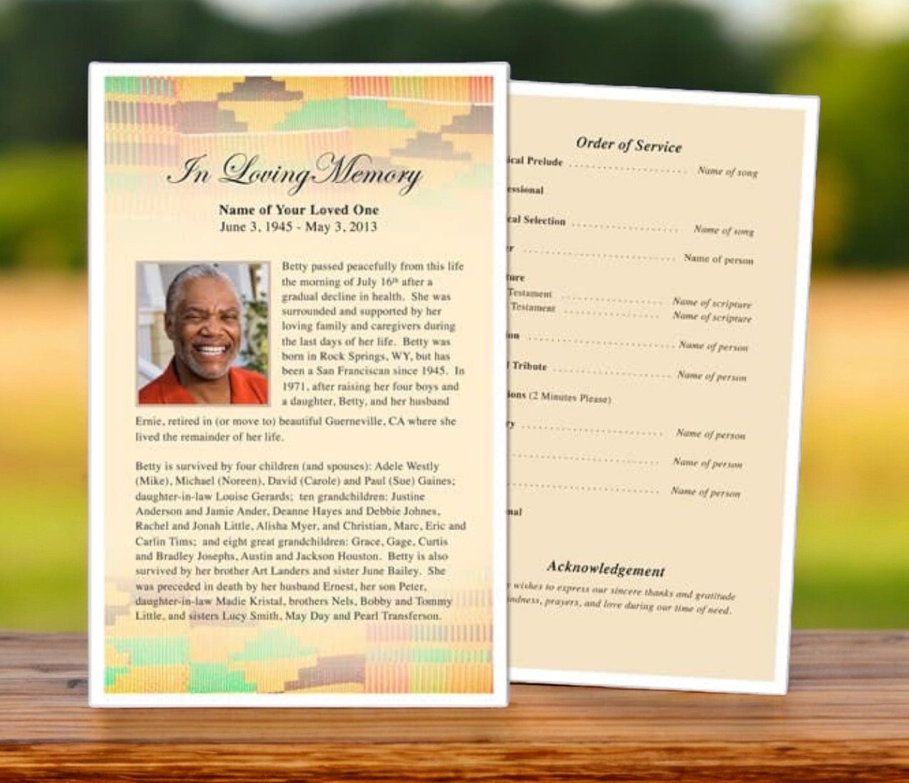 Crafting the Perfect Funeral Flyer: A Step-by-Step Guide – The Funeral ...