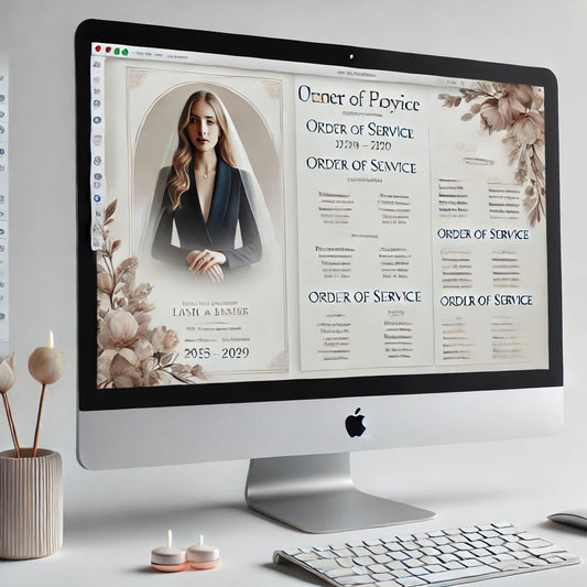 Create a Beautiful Funeral Program Using Mac Pages Templates - The Funeral Program Site