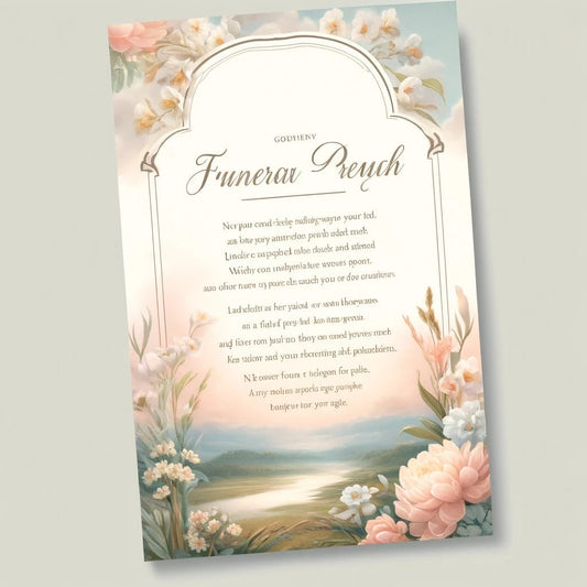 Creating DIY Funeral Prayer Cards - The Funeral Program Site