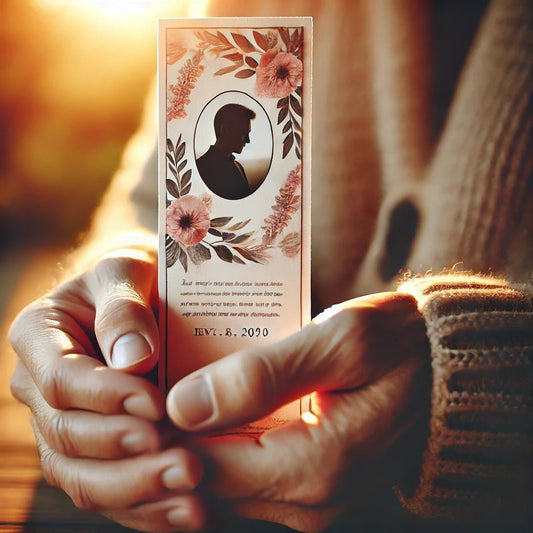 Creating Memorial Bookmarks with Watercolor Art - The Funeral Program Site