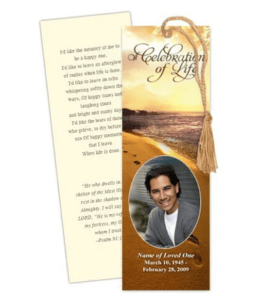 Creative Ideas for Designing Memorial Bookmarks - The Funeral Program Site
