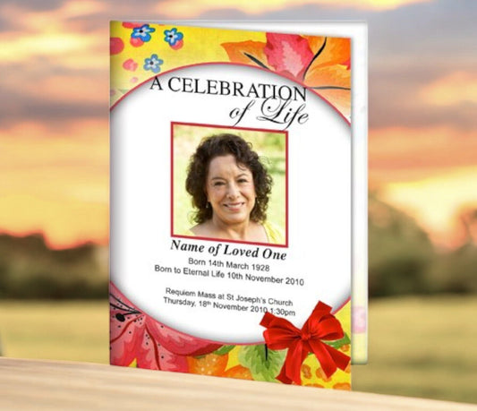 Customizing Funeral Program Templates: A Guide to The Funeral Program Site’s Designs - The Funeral Program Site