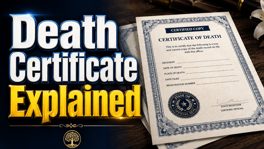 Death Certificate: Everything You Need to Know for Families and Executors - The Funeral Program Site