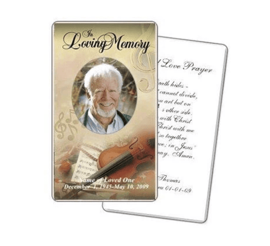 Designing Funeral Prayer Cards for Religious and Non-Religious Services - The Funeral Program Site